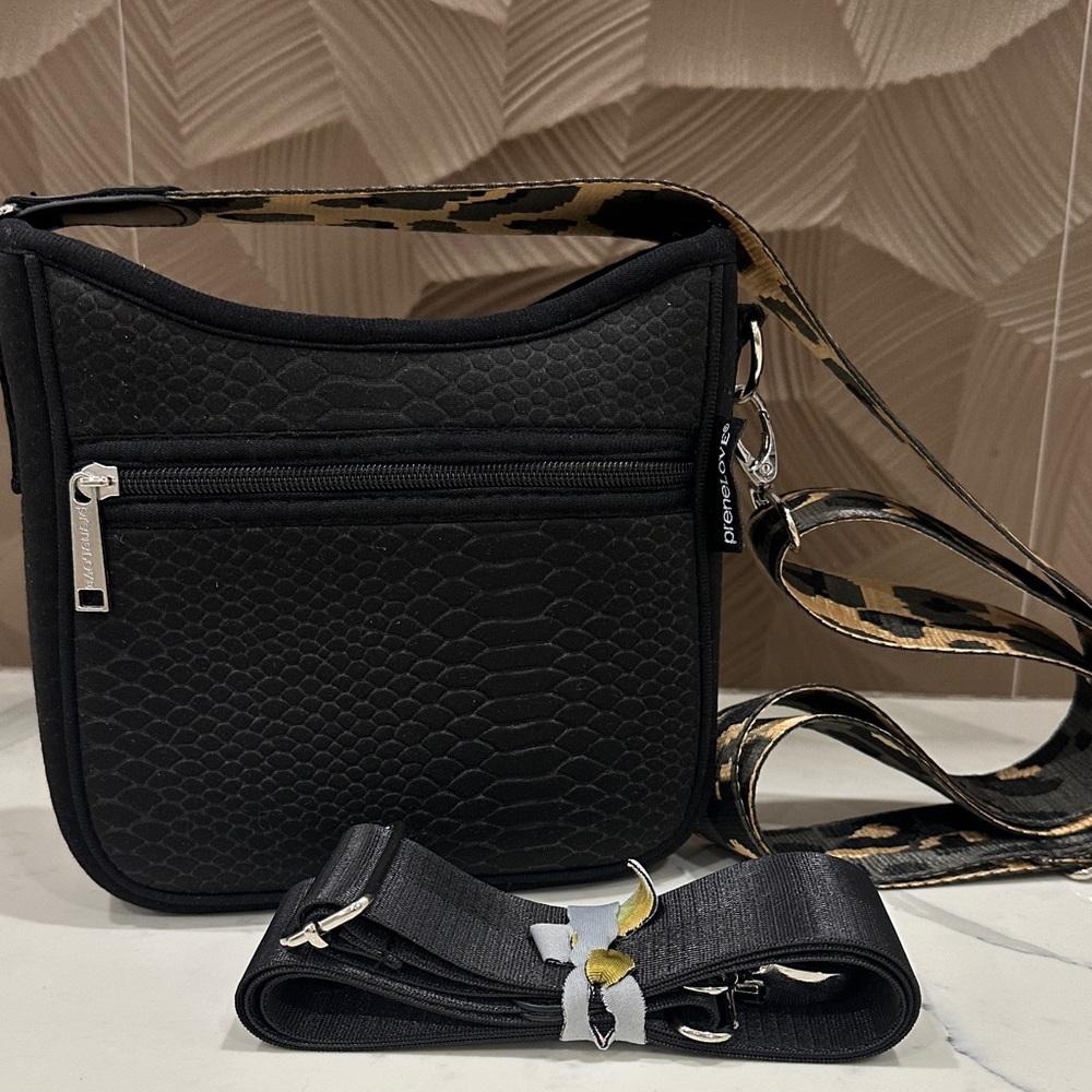 Prenelove Messenger Bag - Snake Skin with two straps